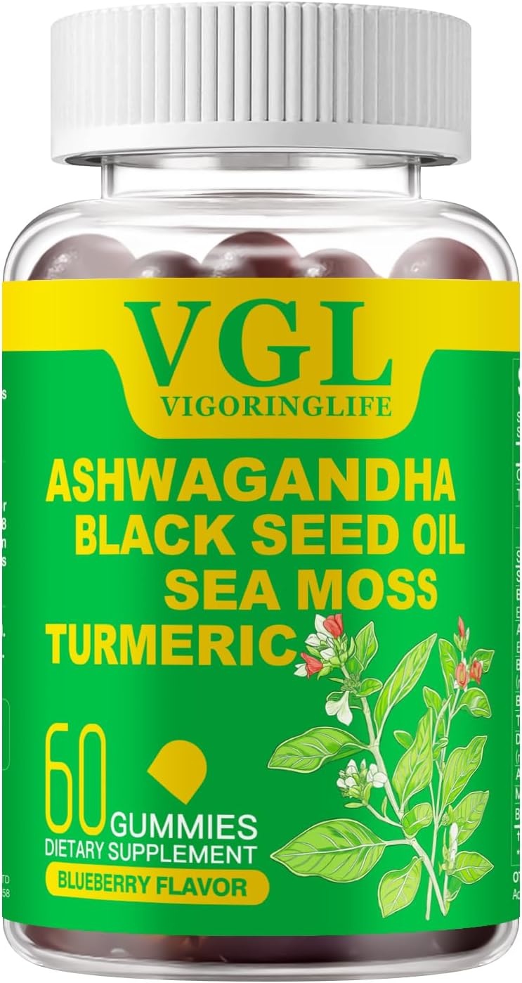 Gomitas Ashwagandha 10 en 1 para Estrés e Inmunidad - 60u