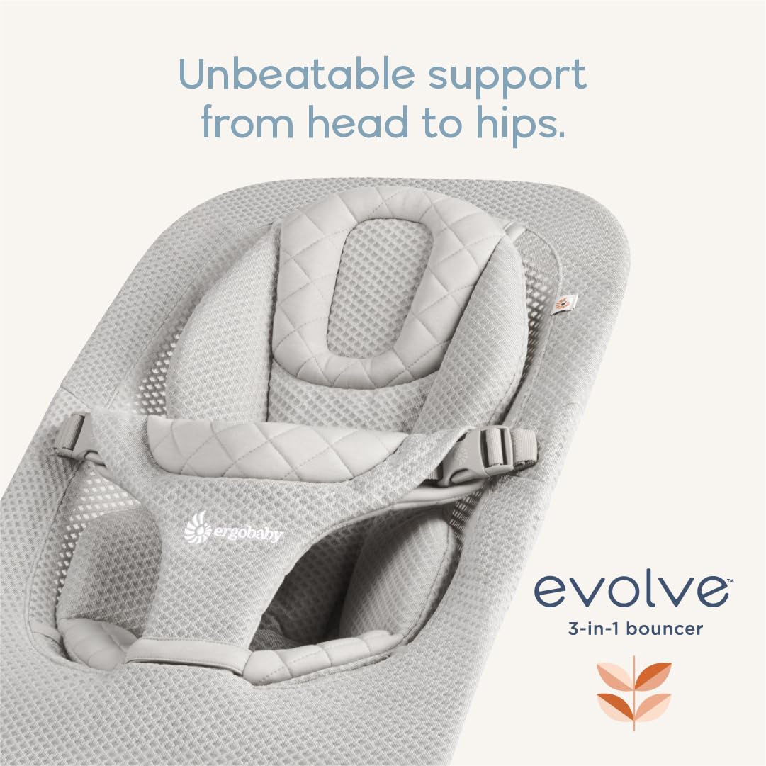 Hamaca Evolve 3 en 1 Ergobaby, ajustable para bebé y niño
