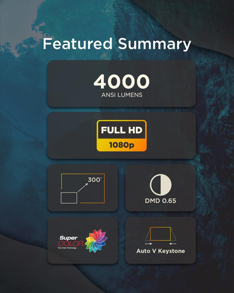 Proyector ViewSonic PA503HD 4000 Lúmenes, HDMI y USB