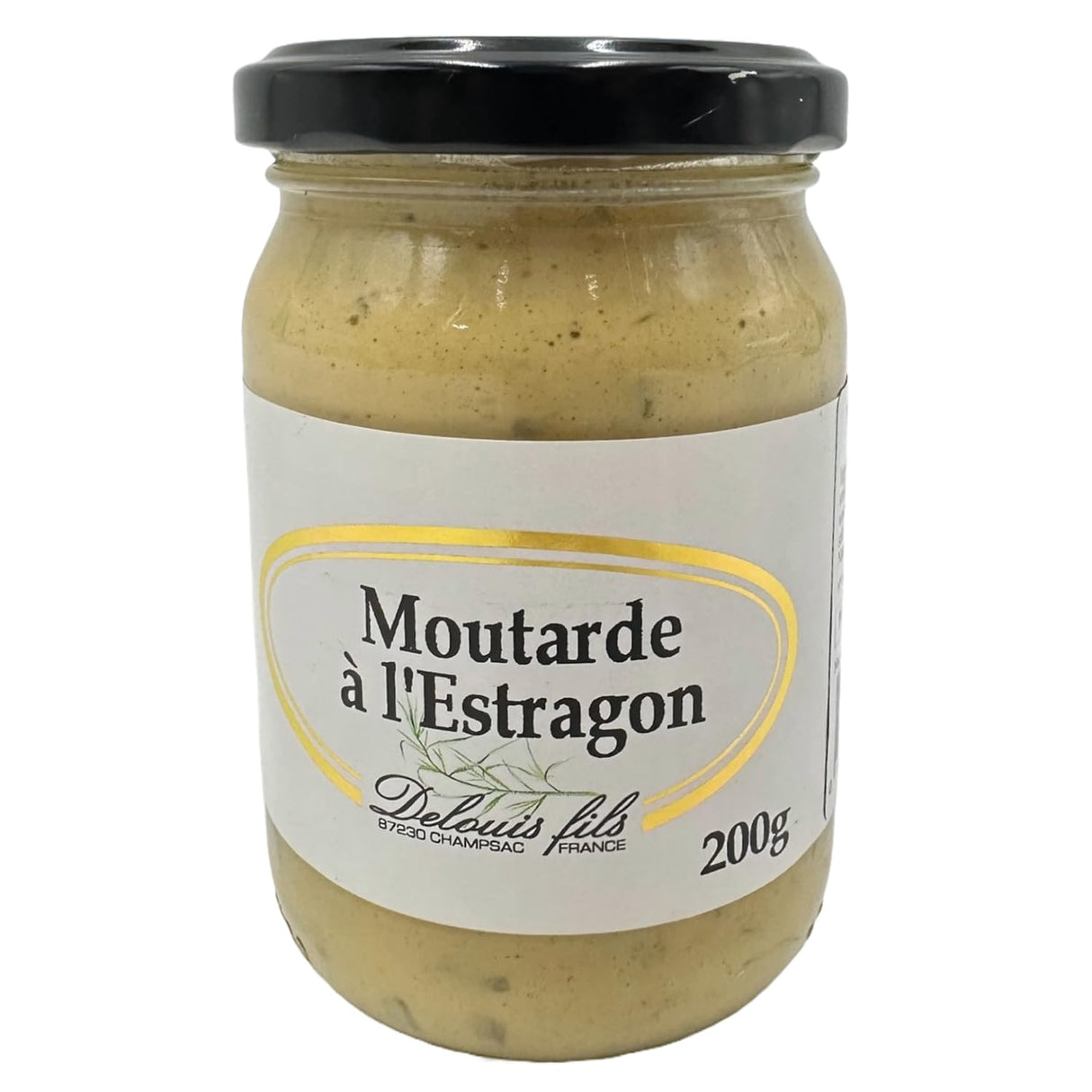Mostaza de Estragón DELOUIS, 7 OZ, Sabor Intenso y Natural