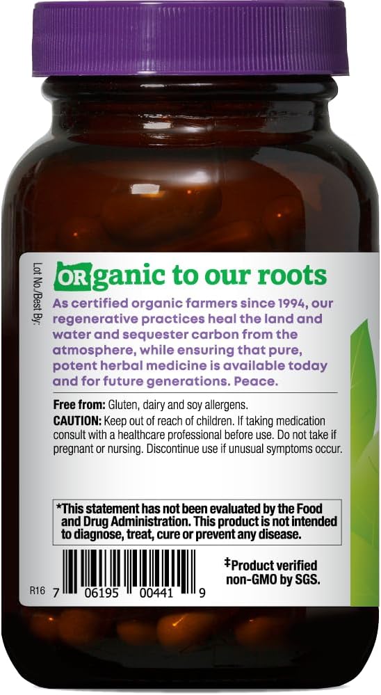 Oregon Wild Harvest Maca Root Orgánico Cápsulas Veganas 90