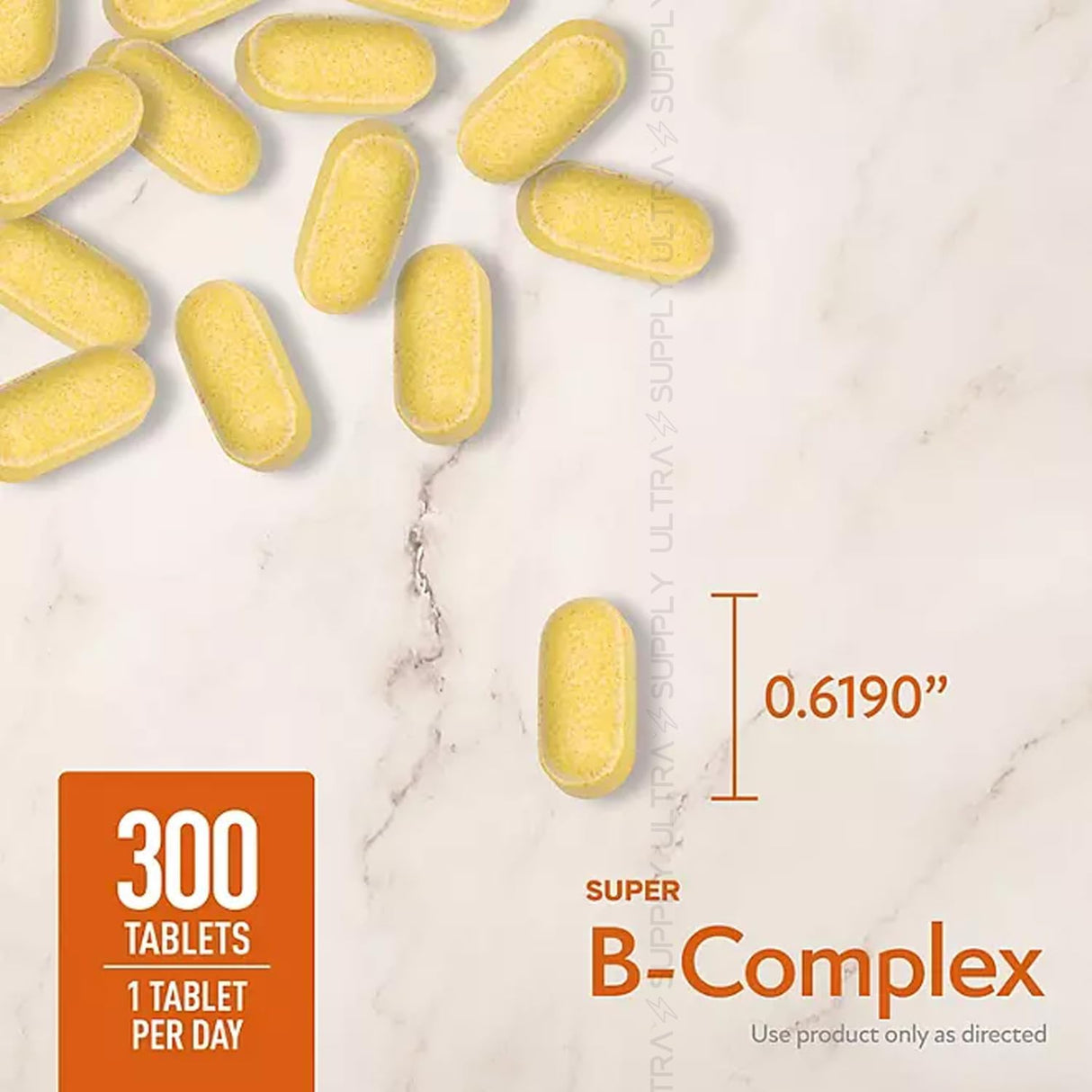 Miembros Mark Super B-Complex Tabletas, 300, Alto Potasio