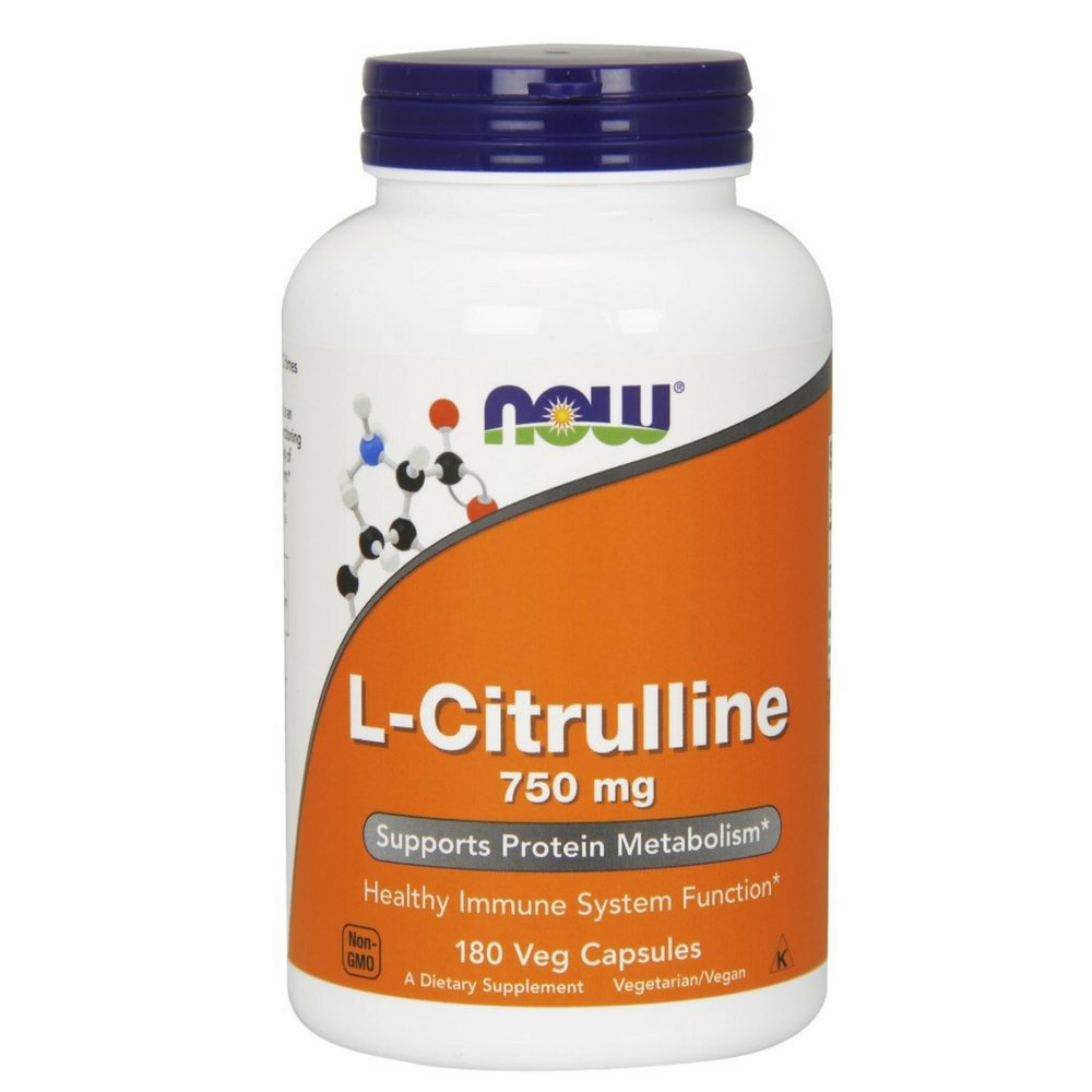 NOW L-Citrulline 750 mg, 180 Tabletas