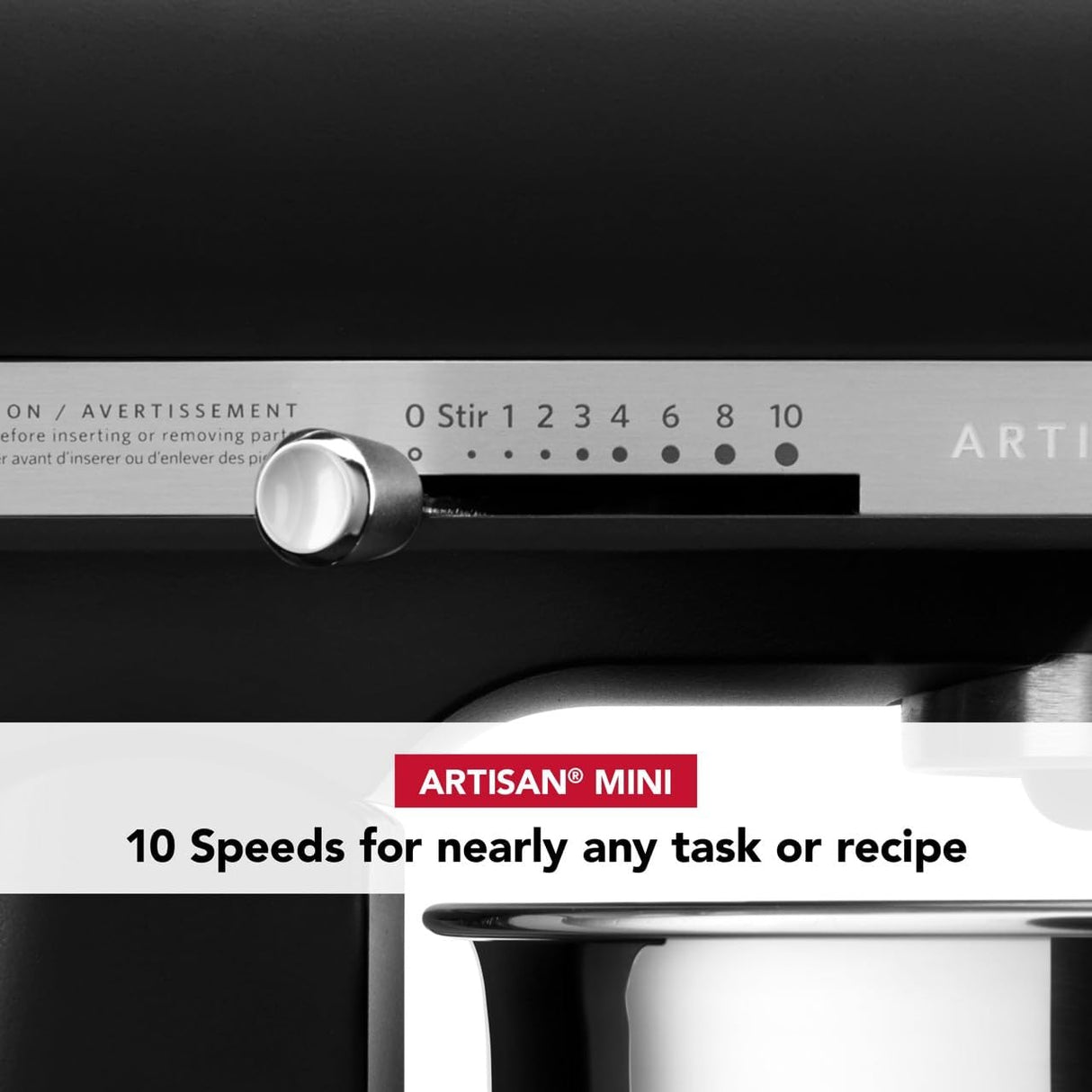 Batidora de Pie 3.5 Qt KitchenAid Artisan Mini KSM3316X