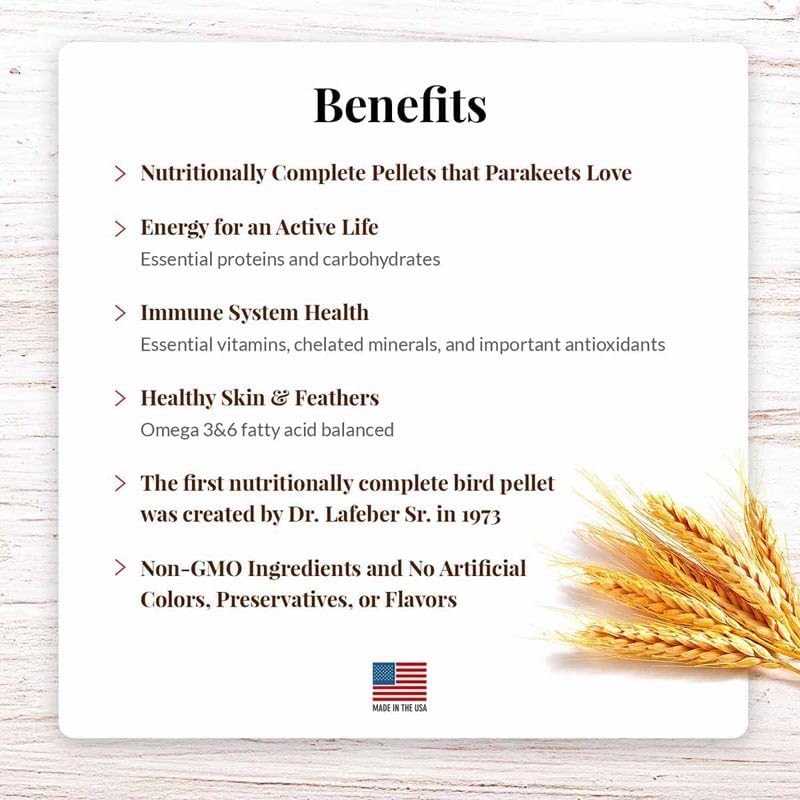 Alimento para pájaros de dieta diaria premium LAFEBER'S