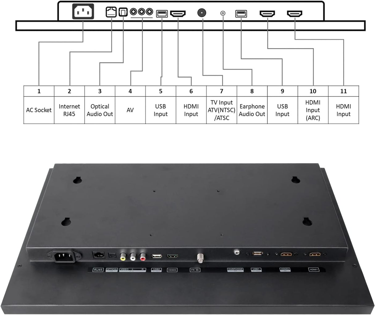 Espejo TV Smart Soulaca 23.8 Bluetooth Alexa Modelo 2024