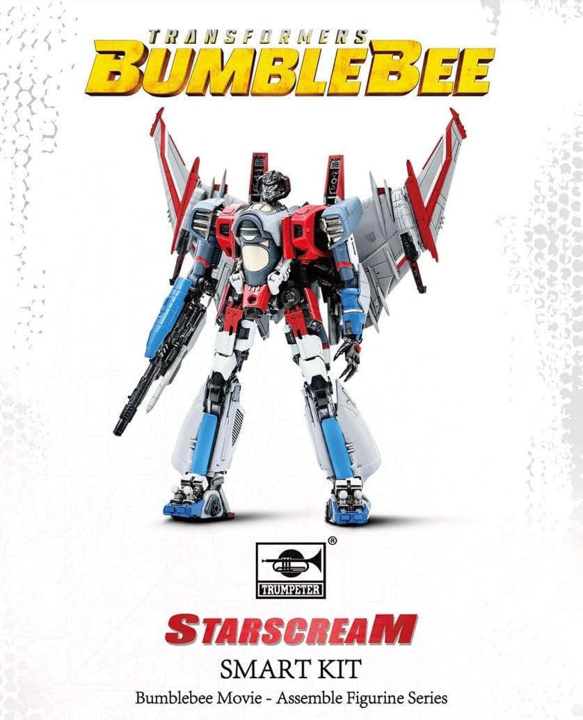Figurita de Starscream Transformers - Modelo 08121, fácil armado