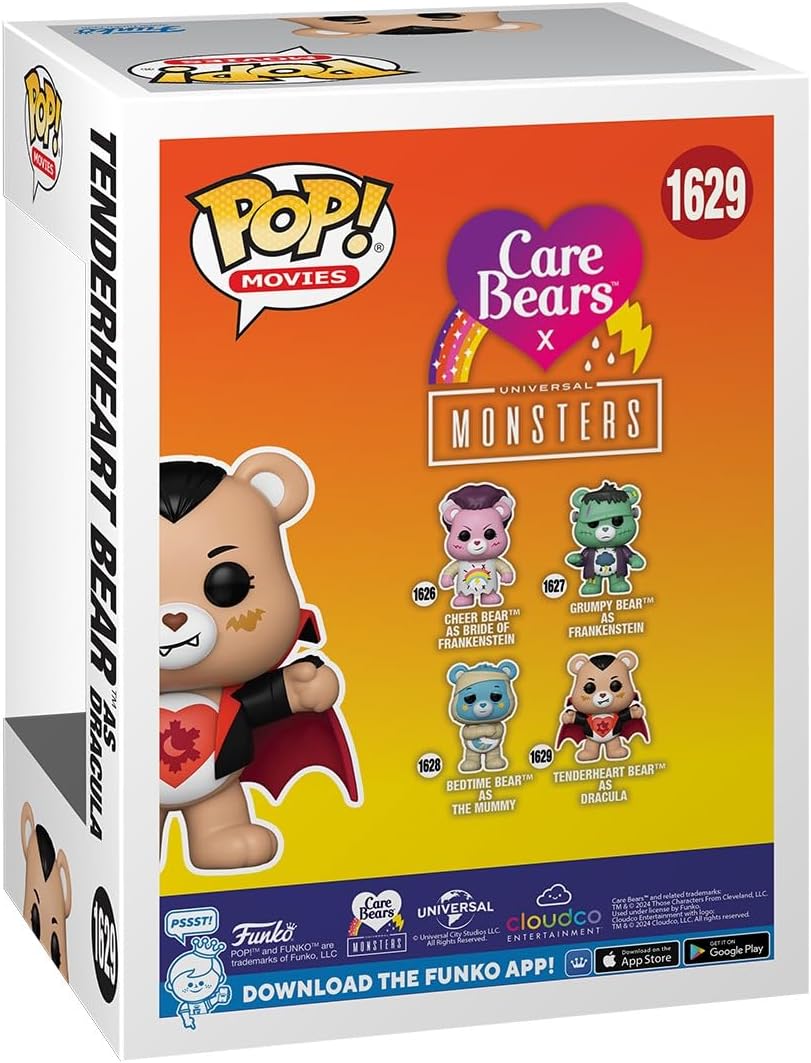 Funko Pop: Monsters Universales - Tenderheart Bear como Drácula