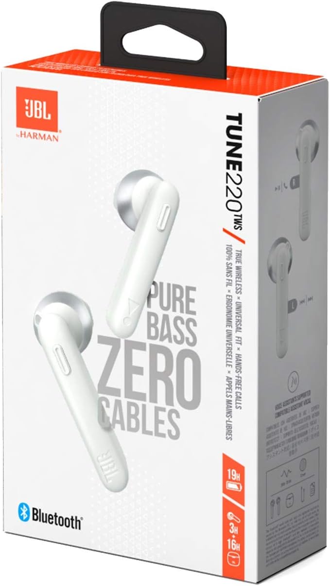 Auriculares In-Ear TWS JBL TUNE 220 - Bluetooth, Pequeños