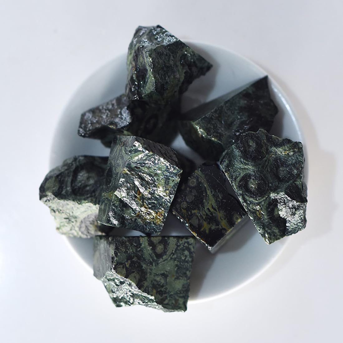 Cristales de Malaquita en Bruto, Piedras Naturales para Sanación