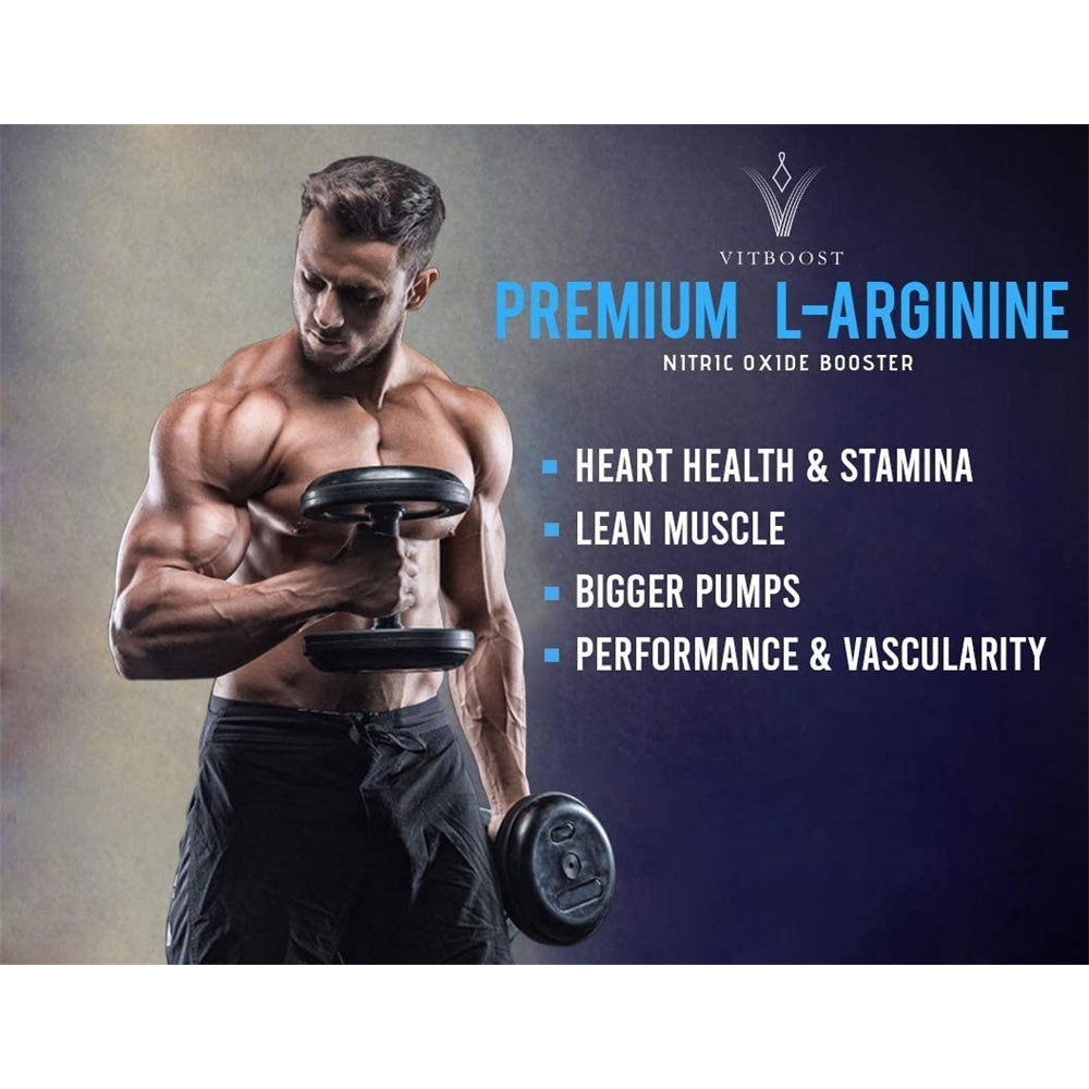 Suplemento L arginina 1500 mg de óxido nítrico esenciales