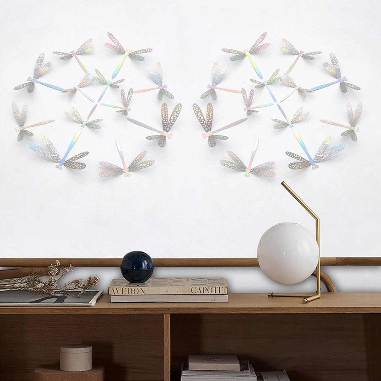 Decoración de Pared Libélula 3D - 60 Piezas - Arte Infantil