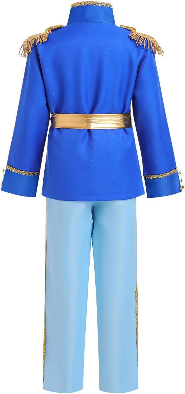 Disfraz Príncipe para Niños Ideal para Halloween 4PCS 3-4 Años