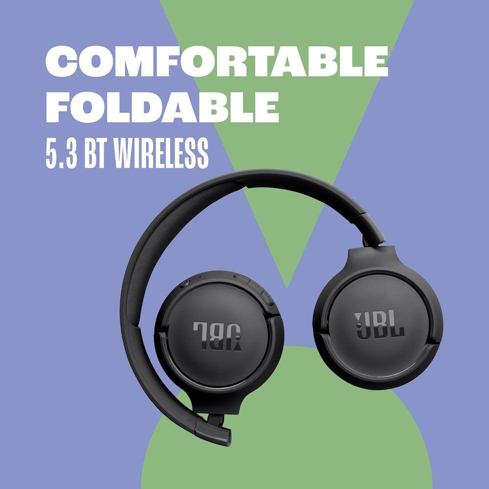 Auriculares JBL Tune 520BT, inalámbricos, 57h batería, cómodos
