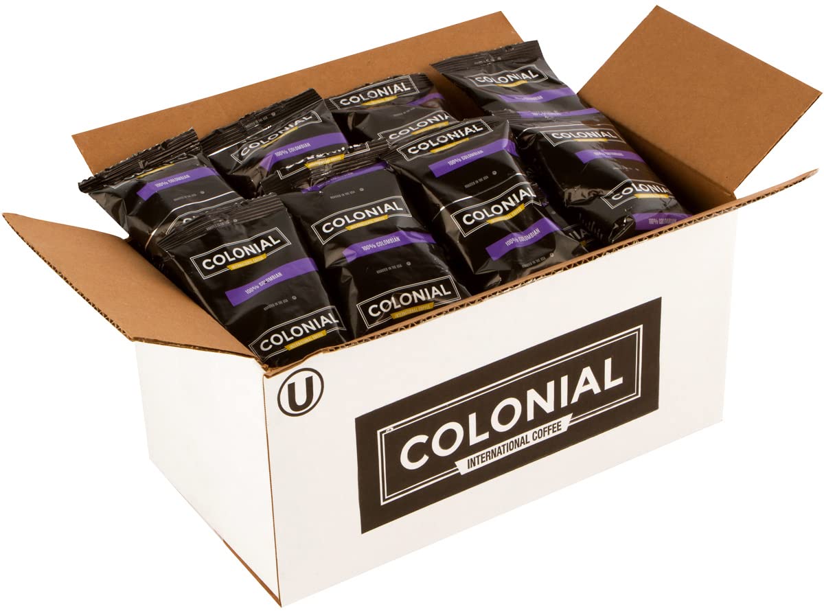 Paquetes de café colombiano, Colonial, molido, 32 unidades