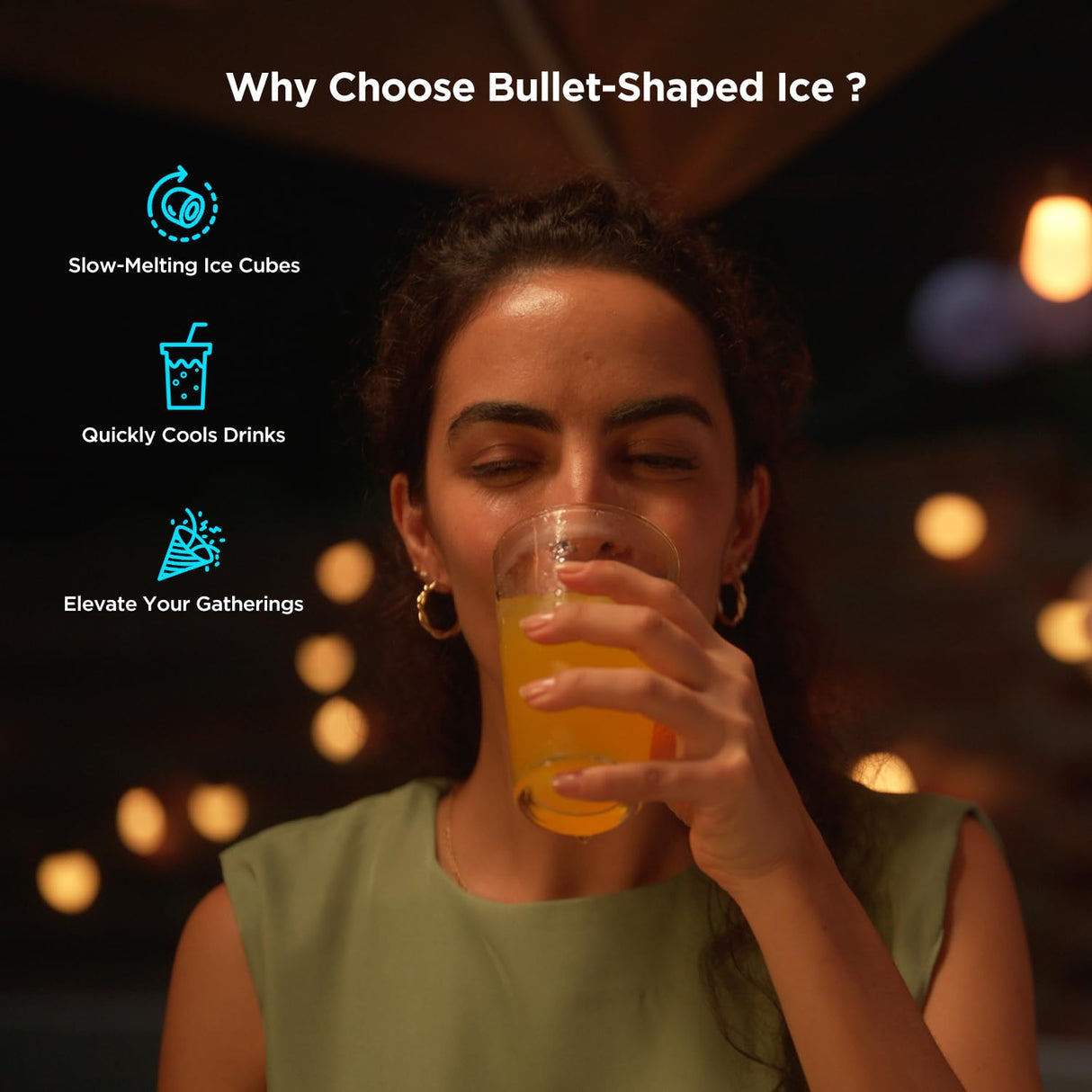 Máquina de Hielo GoveeLife, 26lbs/24Hrs, Control por Voz