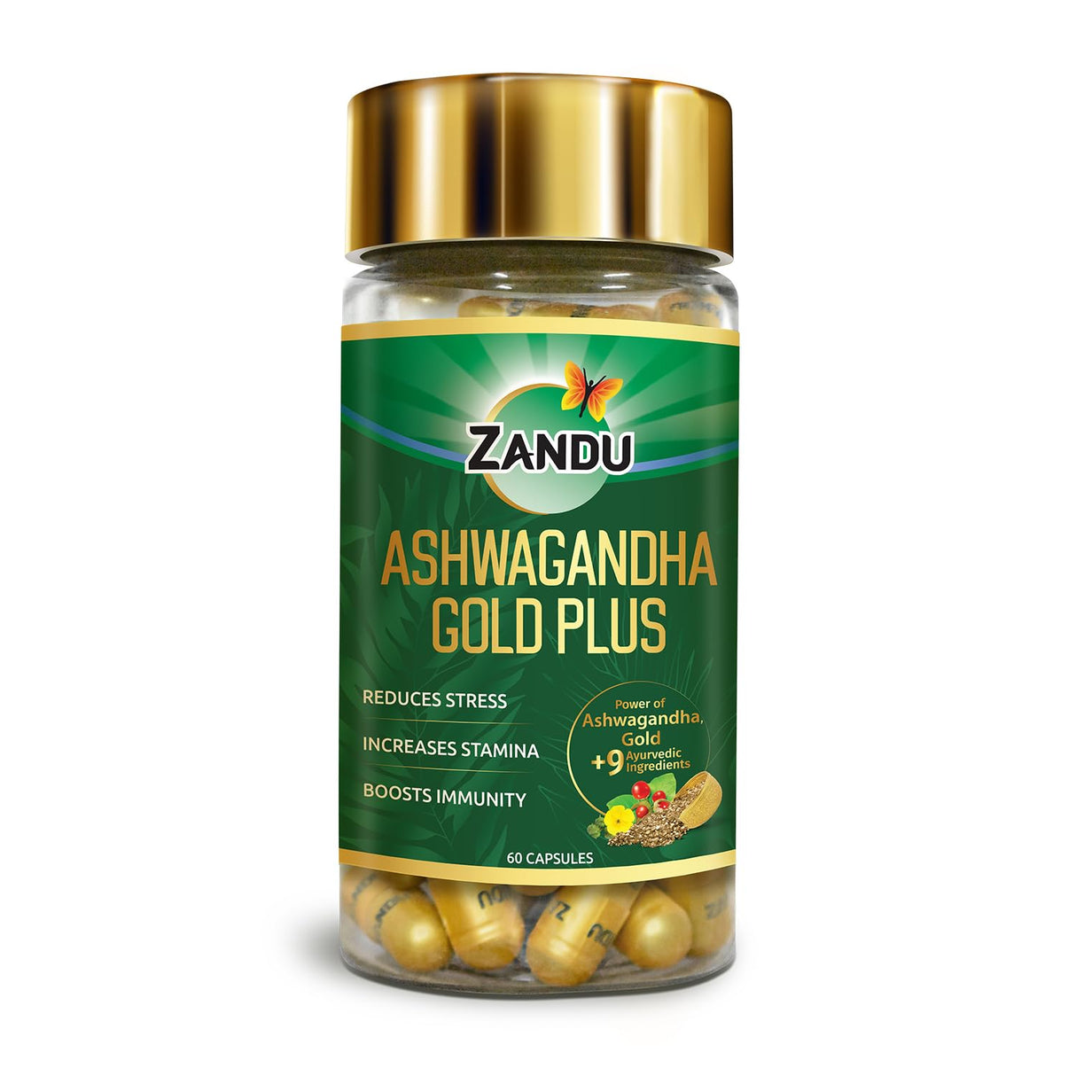 Zandu Ashwagandha Gold Plus: Suplemento Natural Energizante