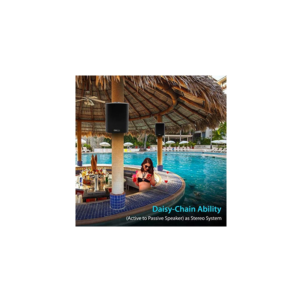 Parlantes inalámbricos resistente PYLE-HOME PDWR62BTBK