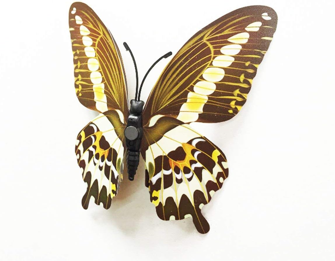 12PCS Stickers Mariposas 3D Decoración Pared - Modelo Colorido