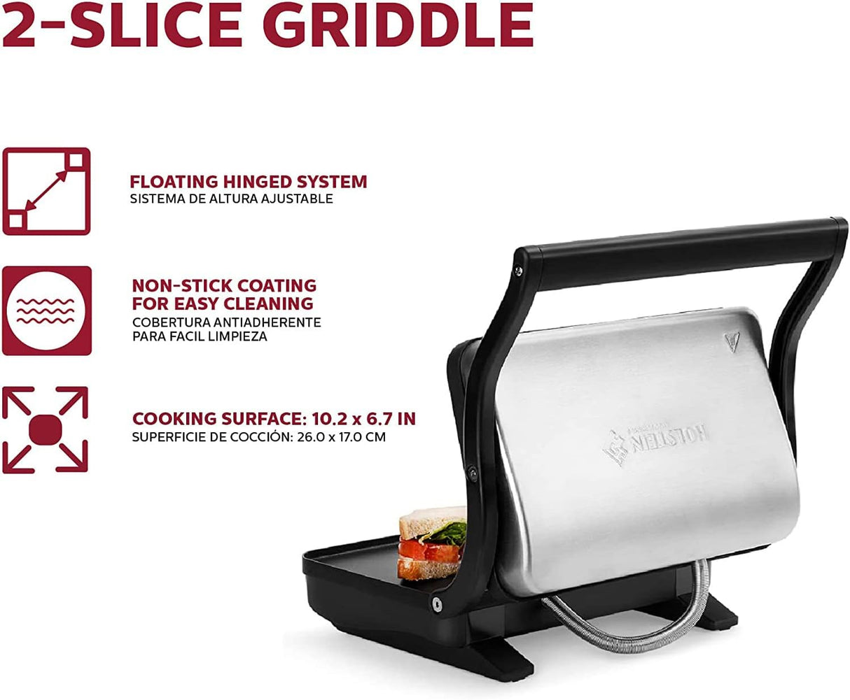 Griddler Eléctrico Holstein Housewares para Sandwiches y Snacks