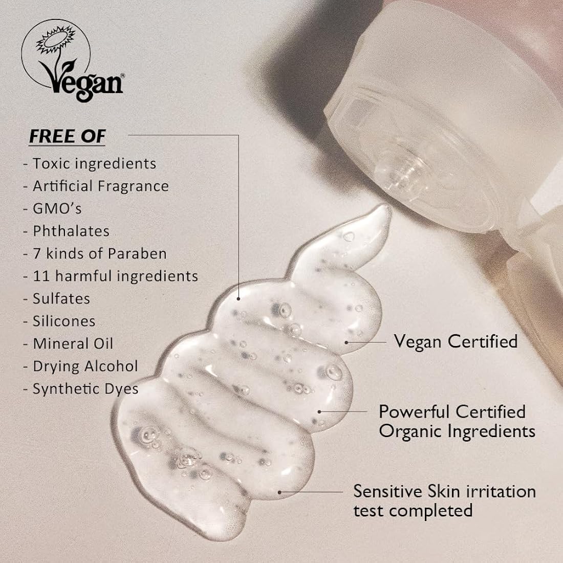 Gel limpiador hidratante suave de 3.38 oz HARUHARU