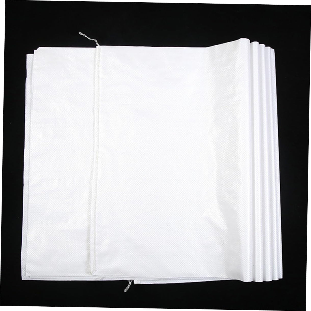 Gatuida Bolsa de embalaje 10 unids Sack Race Polywoven Bag Bolsa de piel de serpiente Bolsas de arena Saco de Gunny Bolsa de basura Bolsa de embalaje de laminación blanca