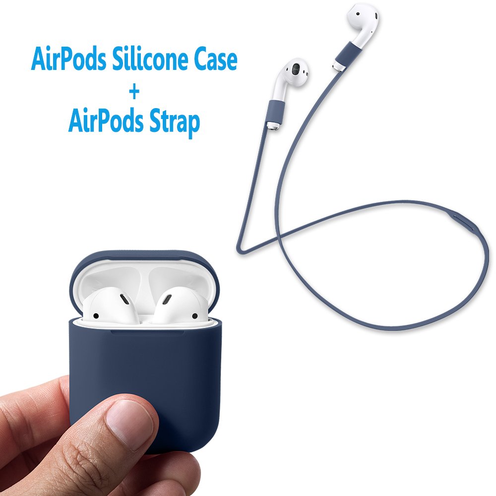 Funda protectora AirPods, FRTMA AirPods Funda de silicona
