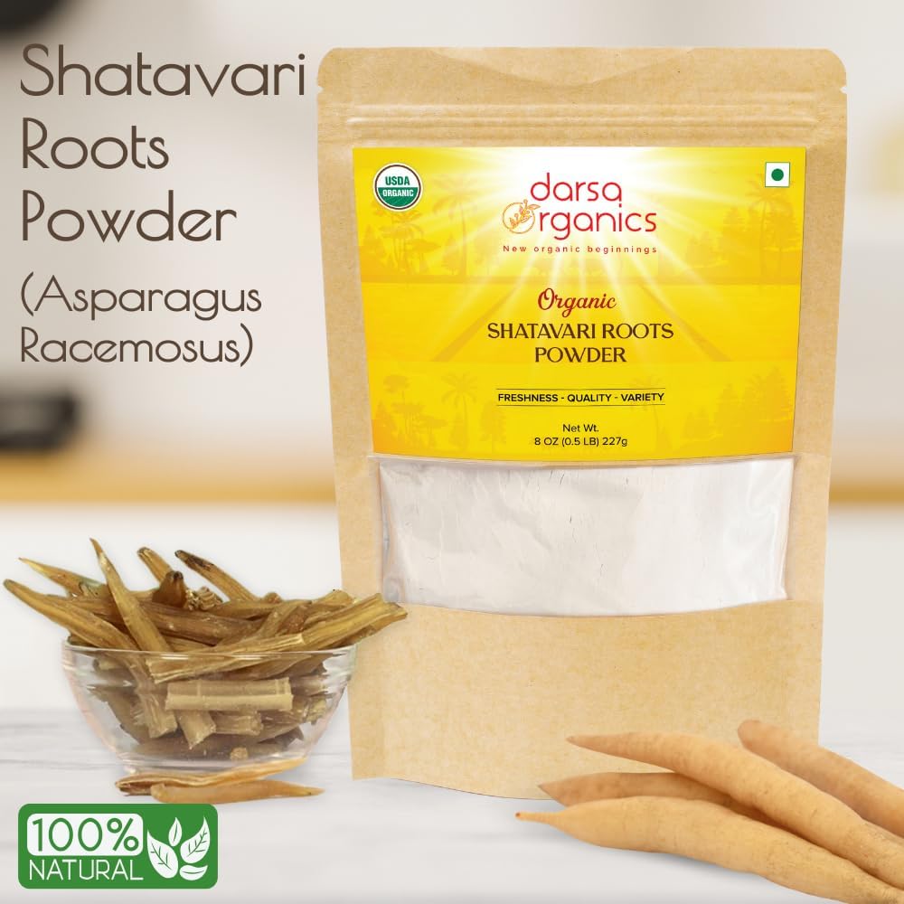 Shatavari Powder (Asparagus Racemosus) Bolsa resellable 8 oz