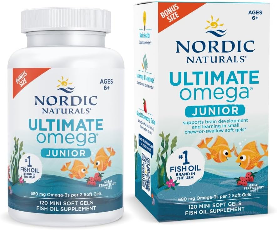 Omega Jr. de Nordic Naturals - 680 Omega-3s - 120 Mini Geles
