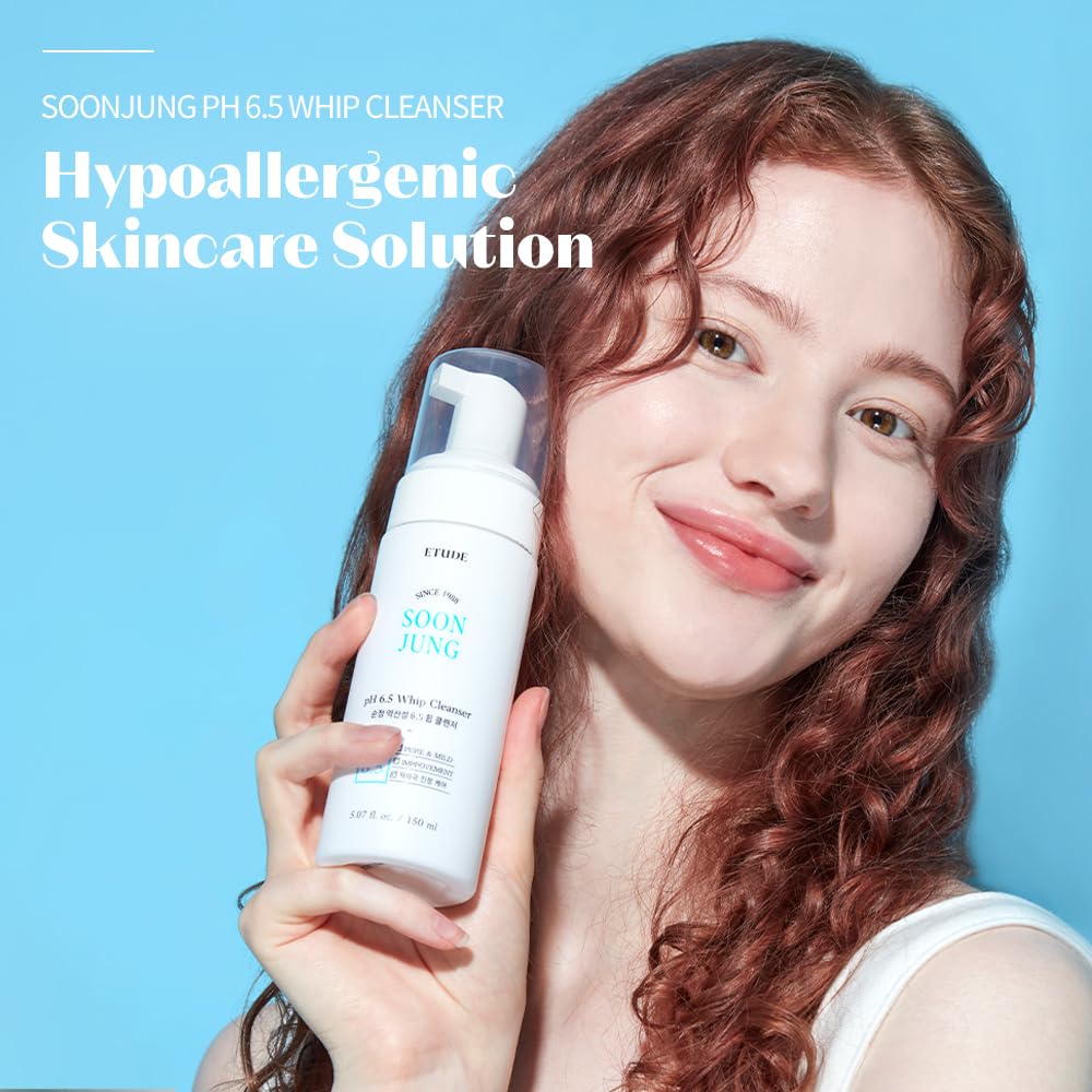 Limpiador Facial para Piel Sensible, pH Bajo, Hidratante