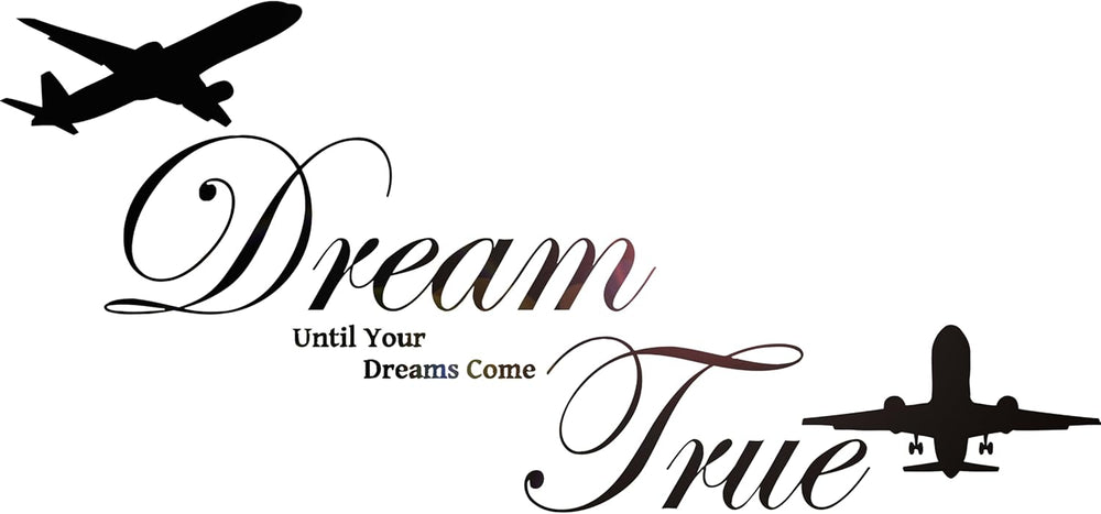 Vinilo Decorativo Sueños Hechos Realidad Stickers Murales g3536