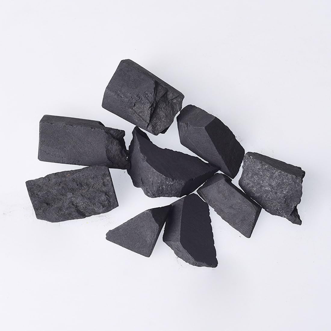 Cristales de Shungita Crudos, Piedras Naturales para Sanación