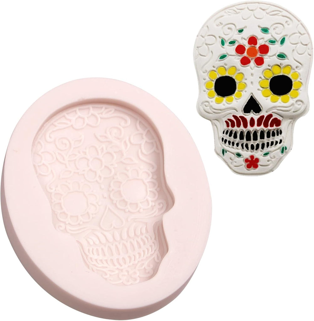 Moldes de Silicona Halloween 6 Pcs - Decoración para Repostería