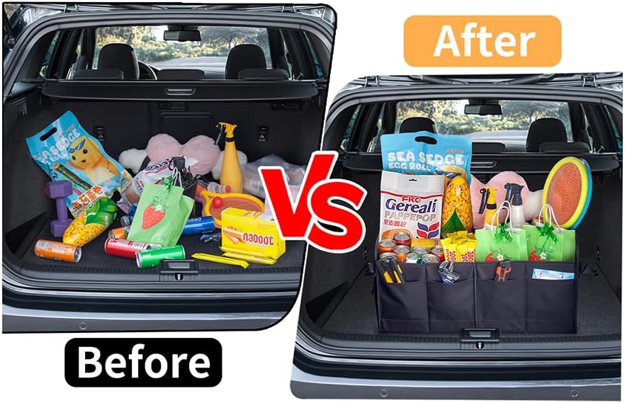 Organizador de Maletero SUV, Sturdy, Impermeable, 35L, B