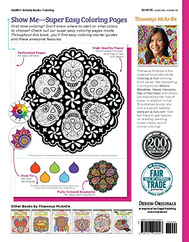 Libro de colorear de calaveras de azúcar