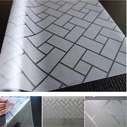 Peliculas de privacidad estático esmerilado para baño