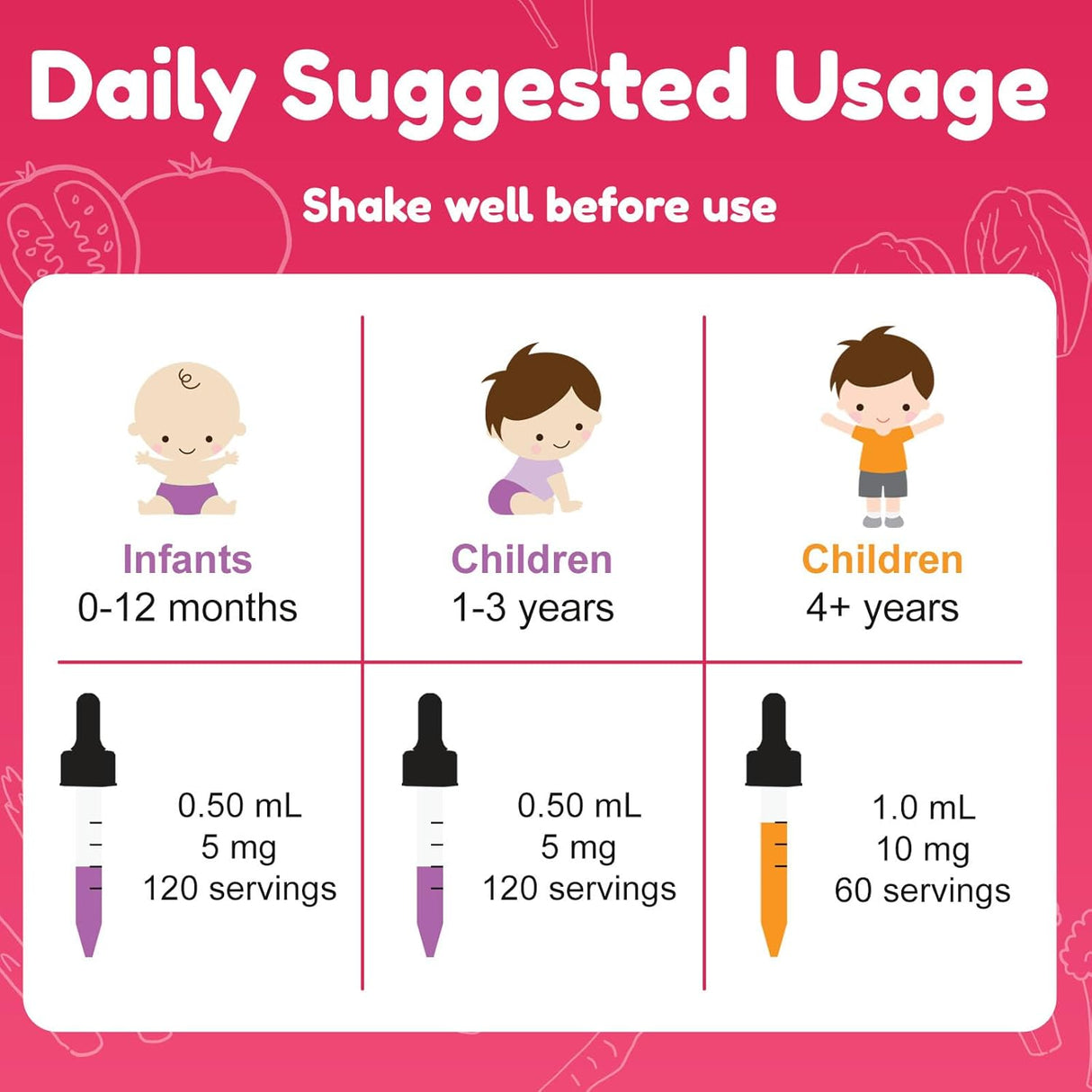 Suplemento Gotas de hierro liposomal líquido para bebés