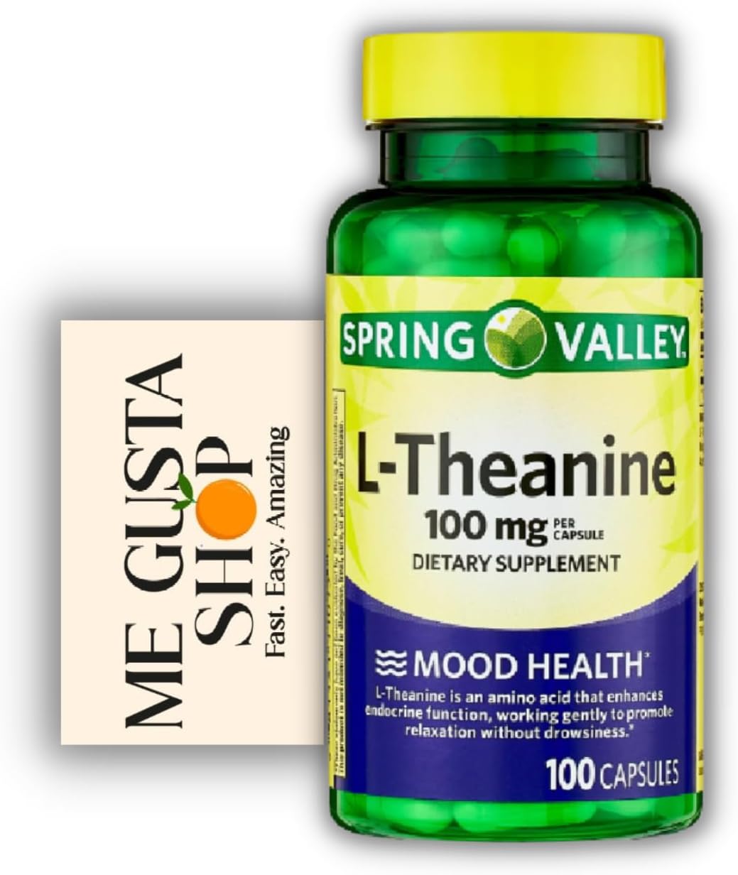 Suplemento L-Teanina Spring Valley 100 mg 100 unidades