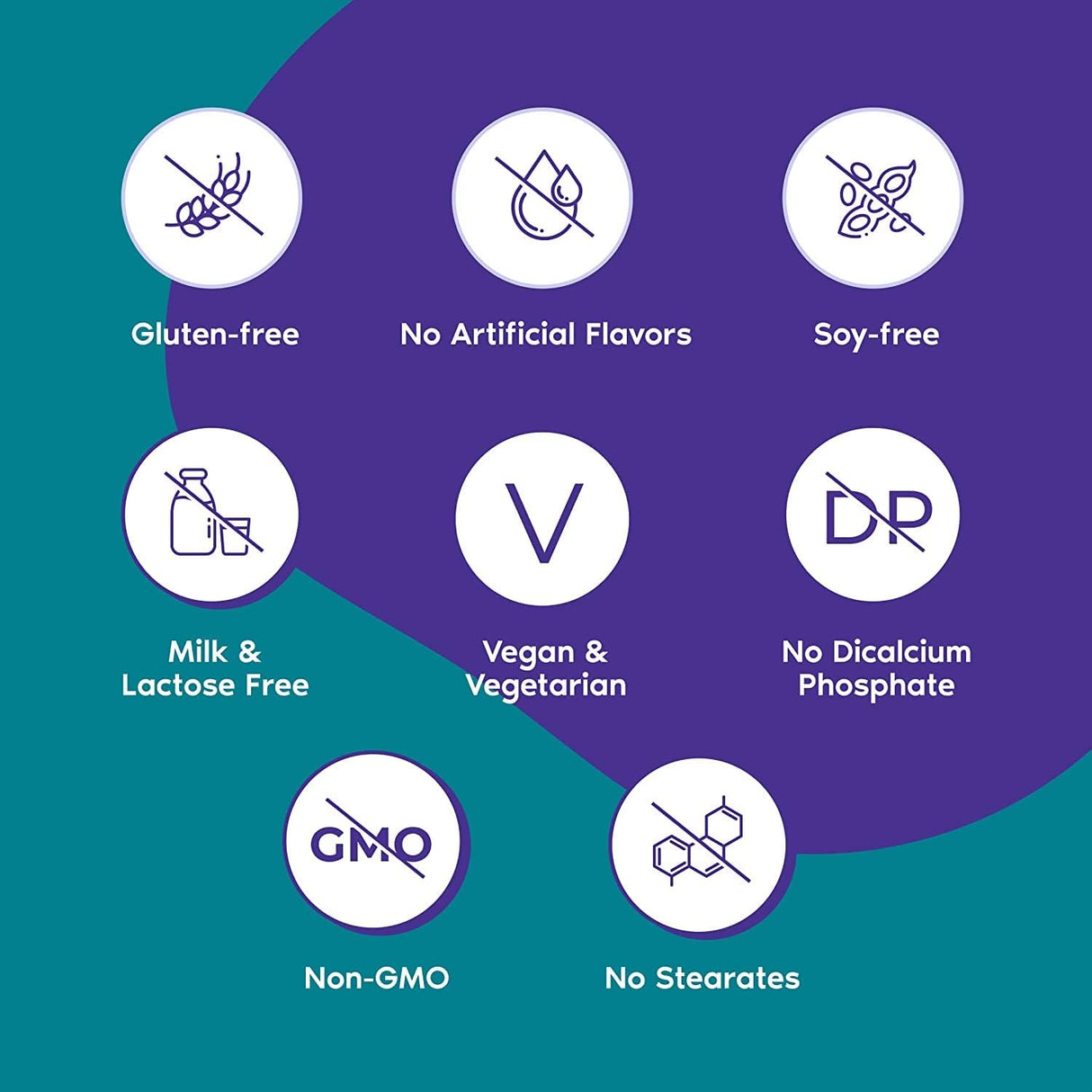 Suplementos D-Chiro Inositol sin estearatos vegano 120 und