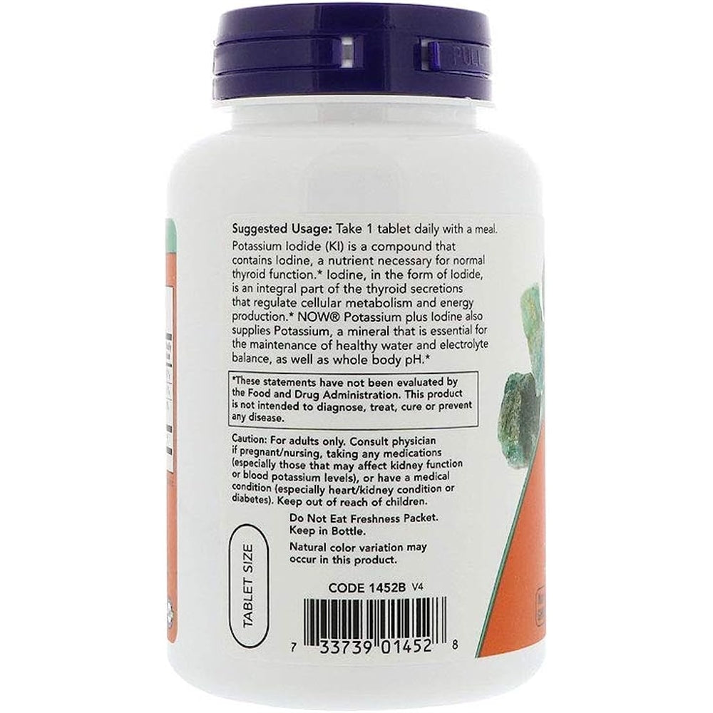 Suplementos de Yodo potasio 180 tabletas