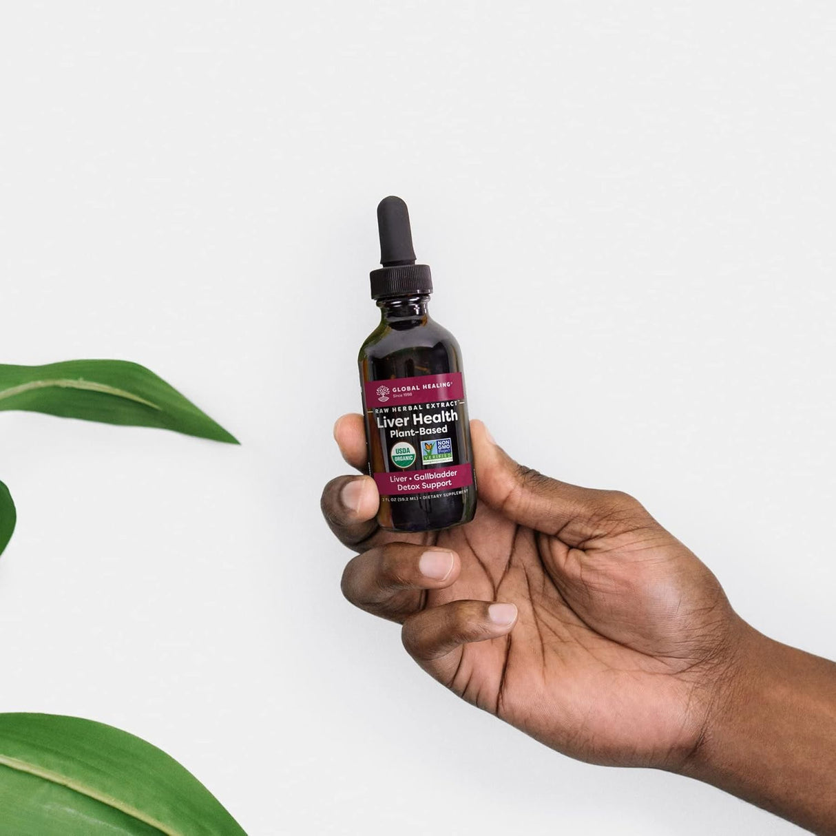 Suplemento de gotas líquidas veganas naturales Global