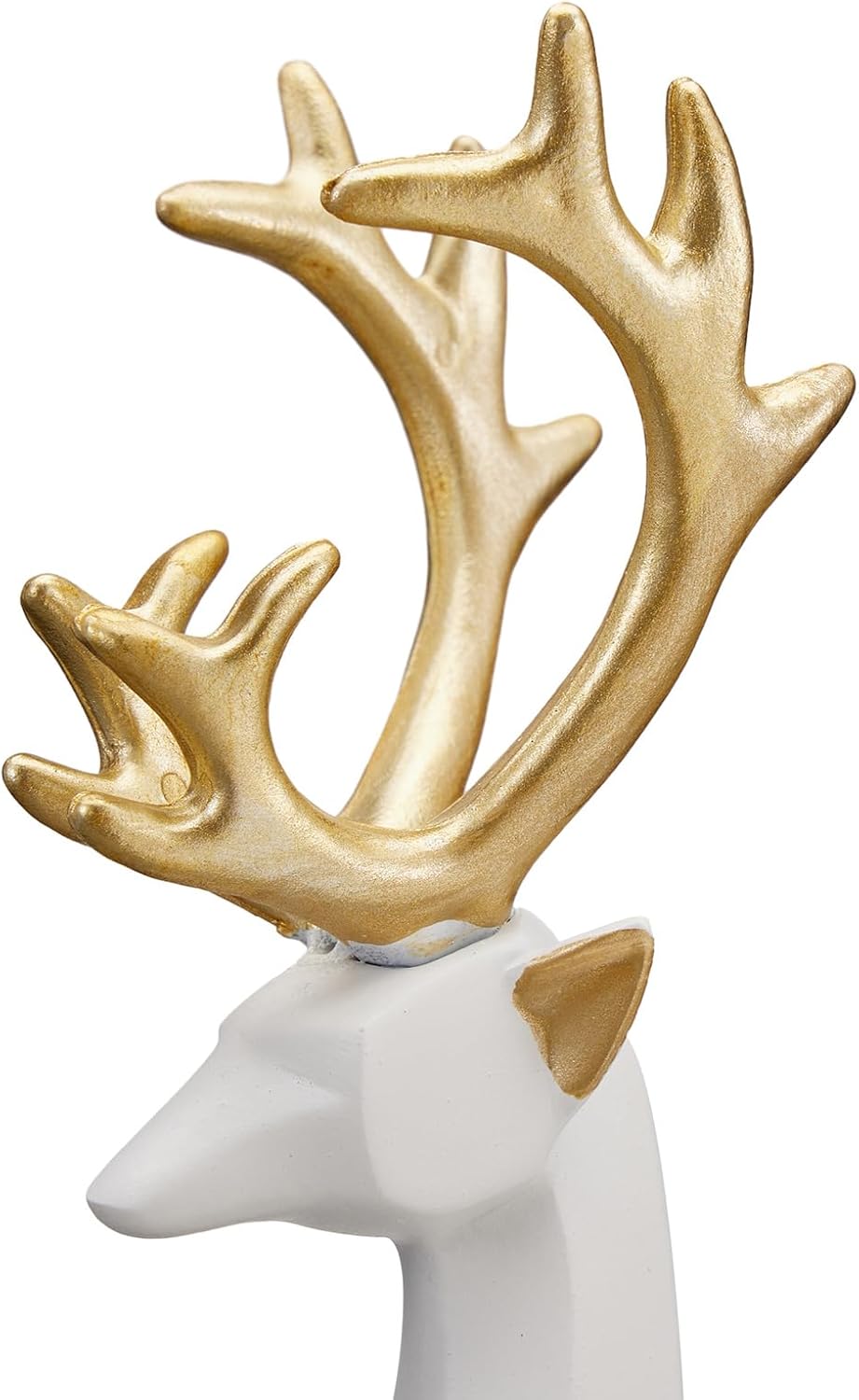 Adornos de Resina Ciervo Madre e Hijo - 2 Piezas Geométricos