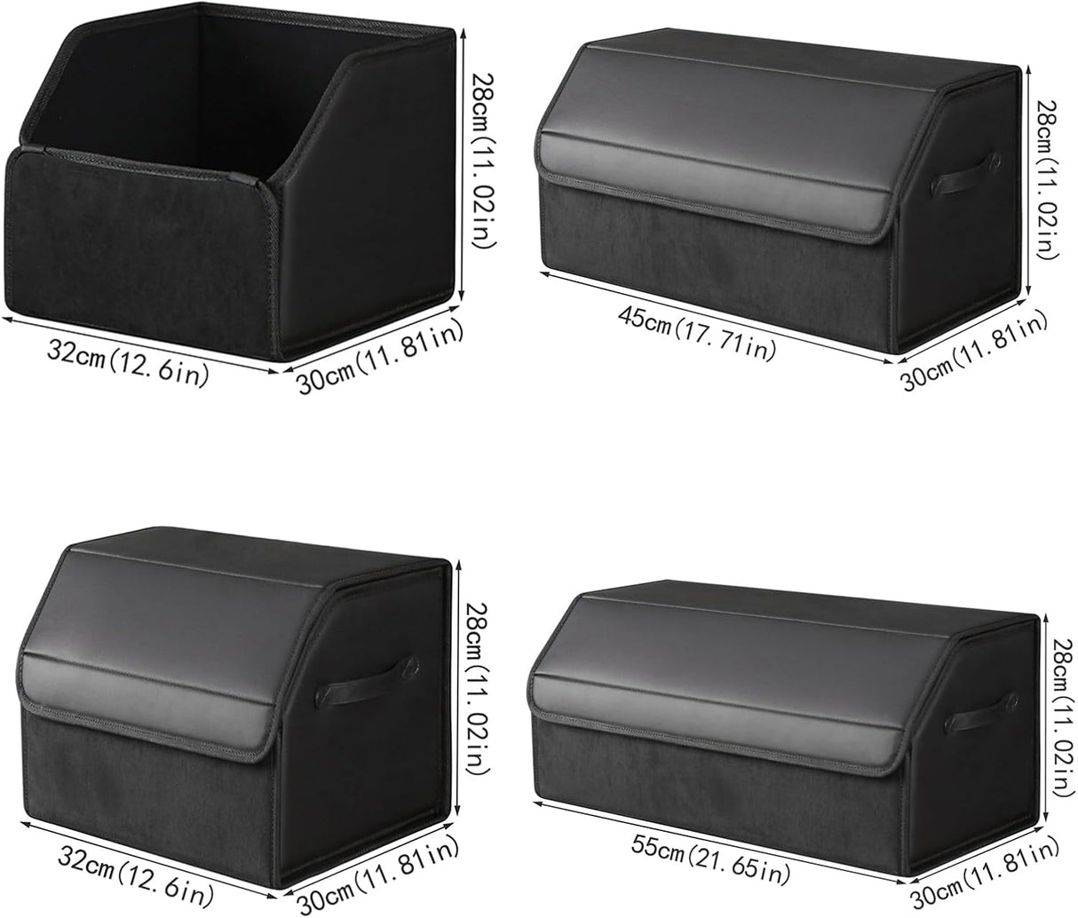 Organizador de maletero SUV y sedán, caja plegable 22