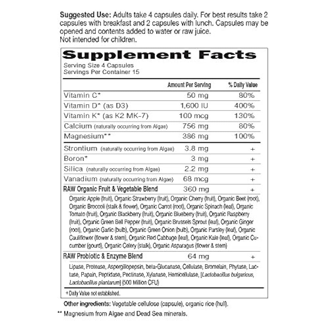 Suplemento de calcio