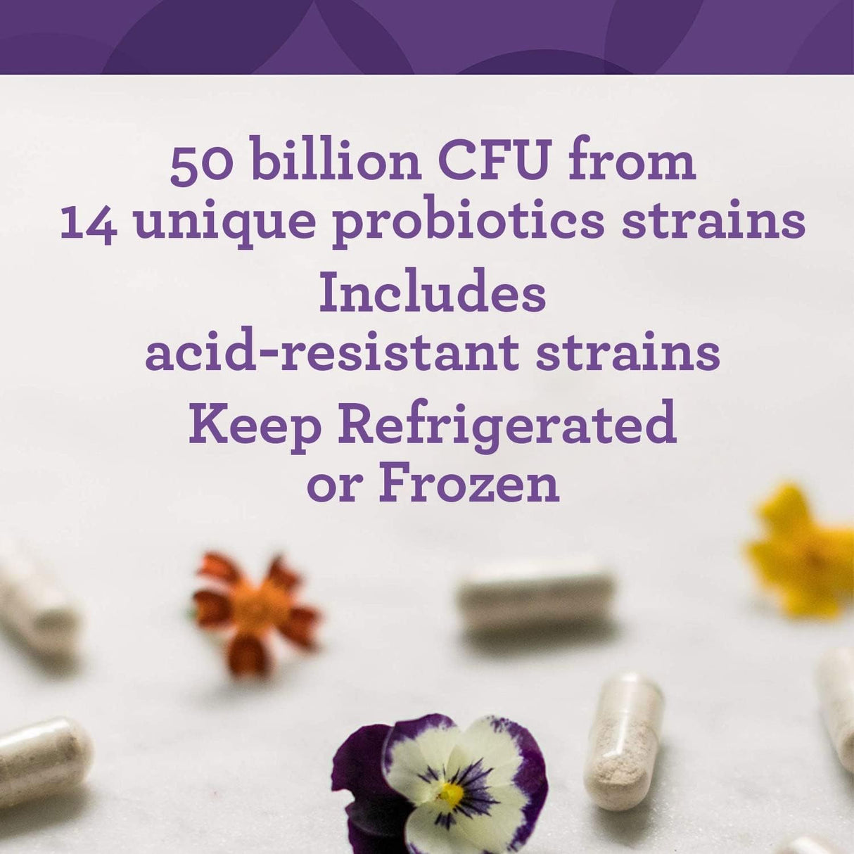 Suplementos Flora 50-14 Clinical Strength 14 cepas vegano