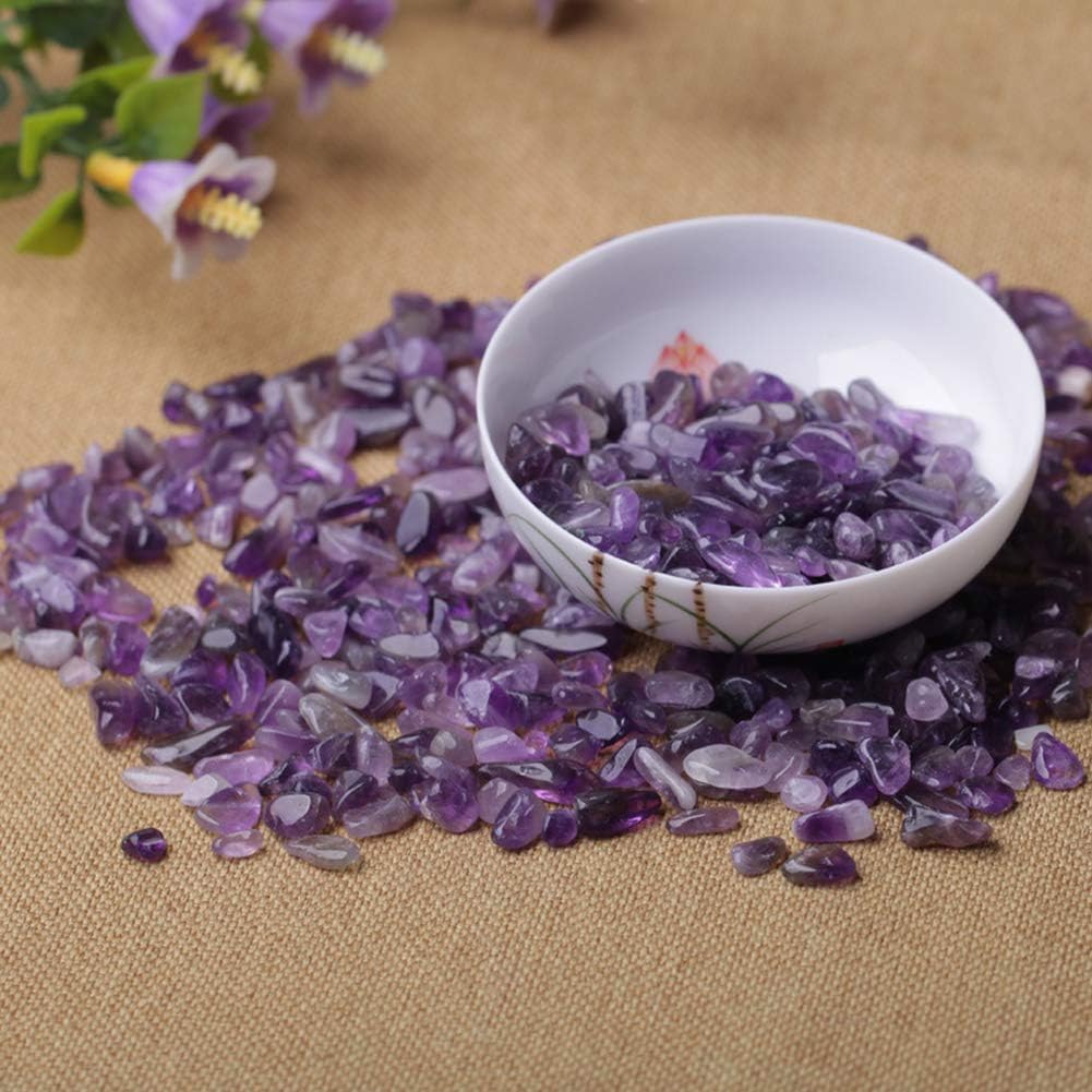 Piedras rodantes de amatista natural, piedra de amatista