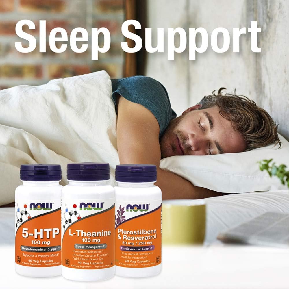 Suplemento 5-HTP 200 mg, Now Foods, 120 VegCaps, 5-HTP