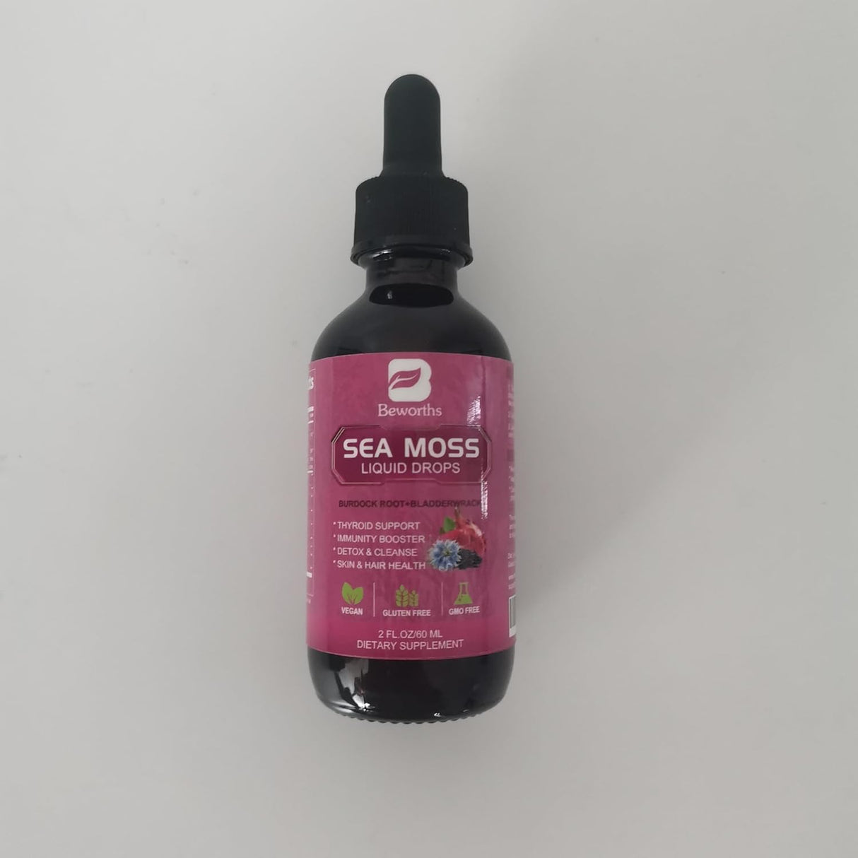 Sea Moss Líquido Orgánico - Potenciador de Salud Vegano 6X