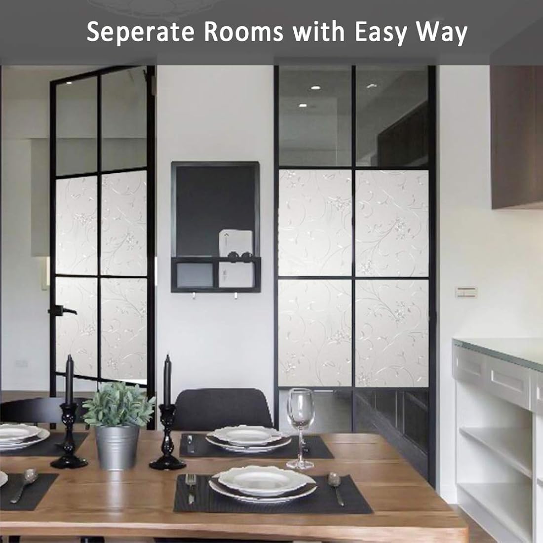 Película decorativa para ventanas Privacidad Película