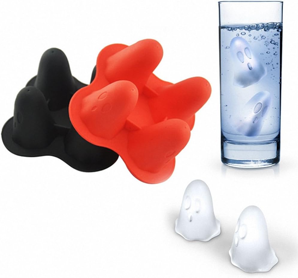 Bandeja de Hielo Fantasmas - MoldFun, 2-Pack, Halloween, TPR